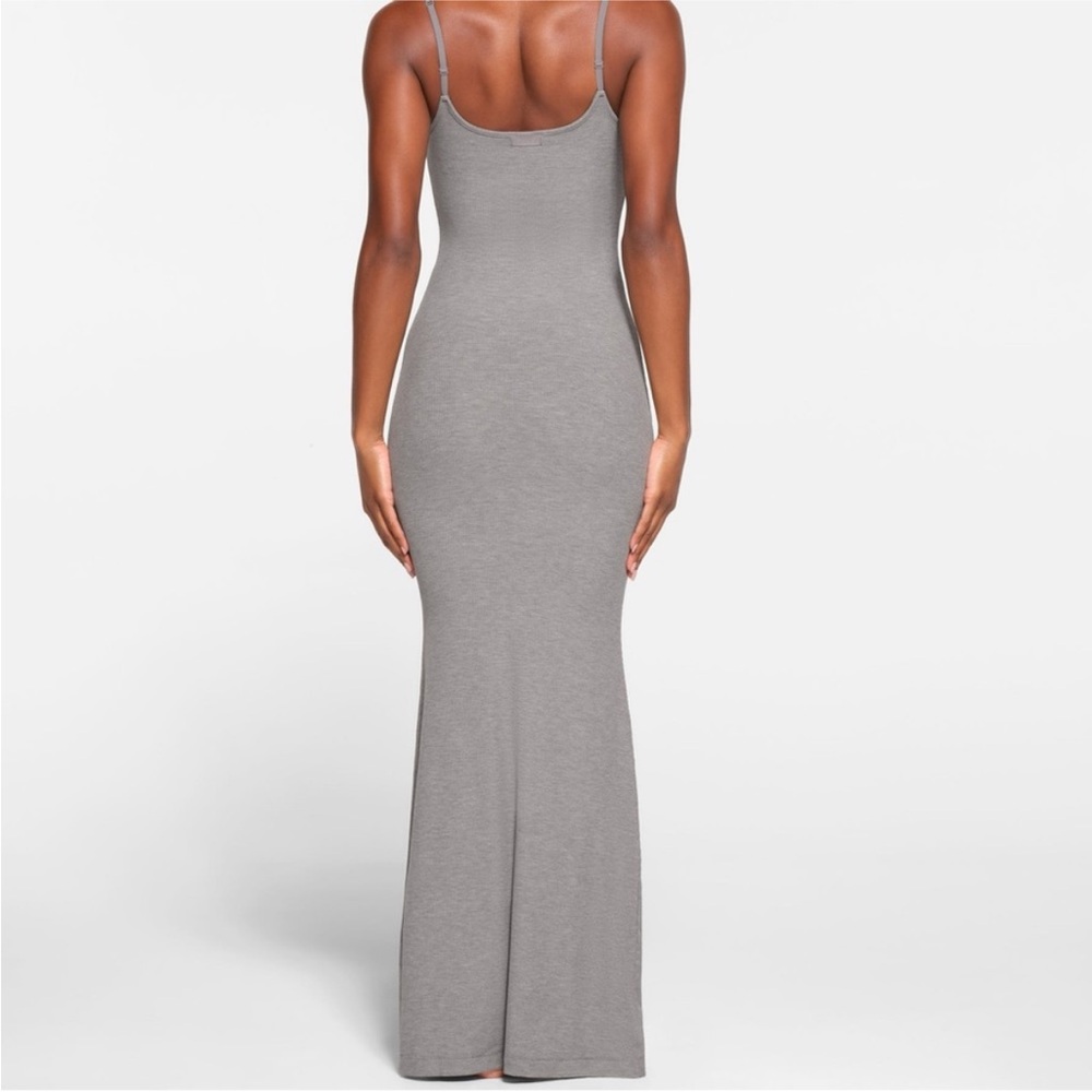 Skims gray long maxi tank dress size medium - Picture 2 of 3